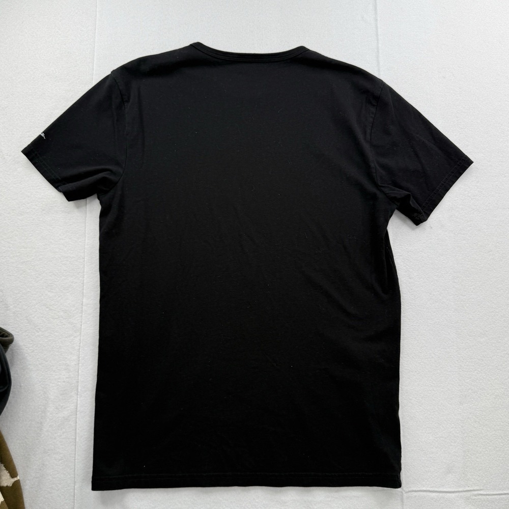 Paul Smith Mens M Black Crew Neck Short Sleeve T-Shirt Designer Logo Tee